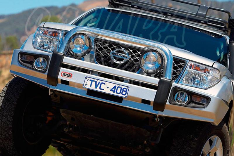 Front Sahara Bar with U Bar Nissan Navara D40/Pathfinder 2005-2010 - Including LED anti-flicker headlamps, CEE, 