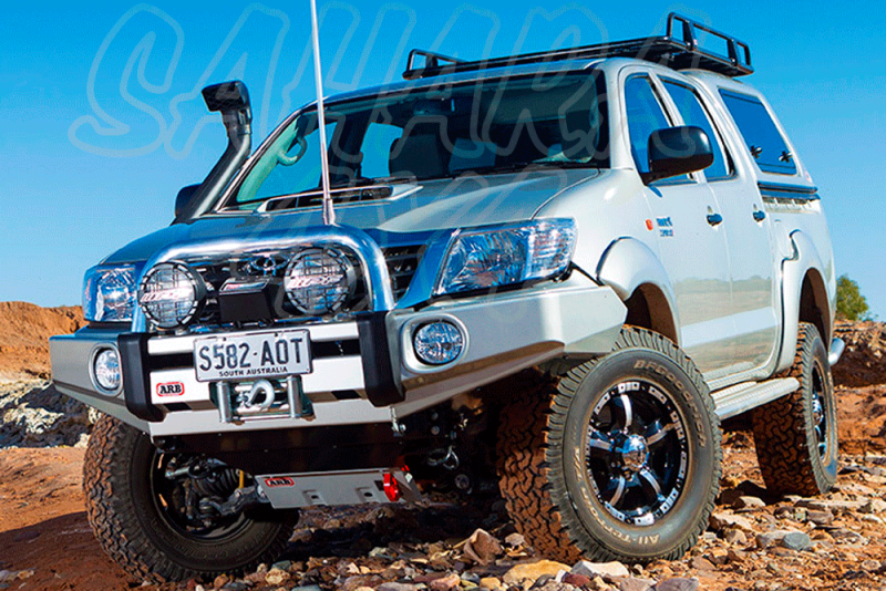 Front Sahara Bar with U Bar Toyota Hilux desde 2012 Vigo - Including LED anti-flicker headlamps, CEE