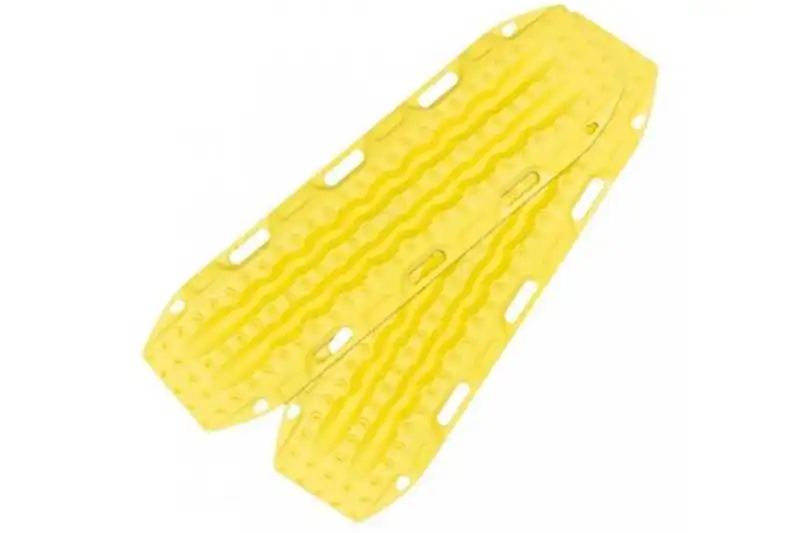 MAXTRAX MKII- color amarillo - Estosavanzados dispositivos de recuperaciónMAXTRAXMKII de tracción 4x4, ligeros yresistentes, utilizan dientes integrados que se agarran a la banda de rodadurade un neumático para proporcionar tracción en la arena, el barro o la nieve.