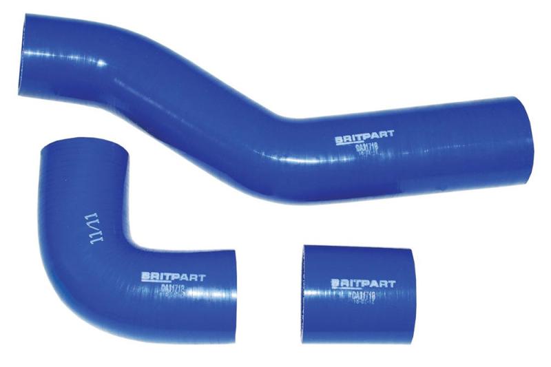 Kit of intercooler silicon hoses for Land Rover Defender 300 Tdi - Blue Color 