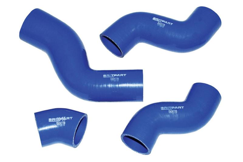 Kit de manguitos de silicona para Intercooler Discovery 2 Td5 - Color Azul