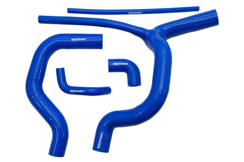 Kit de manguitos de silicona para refrigerante Land Rover Defender - 200Tdi - Color Azul