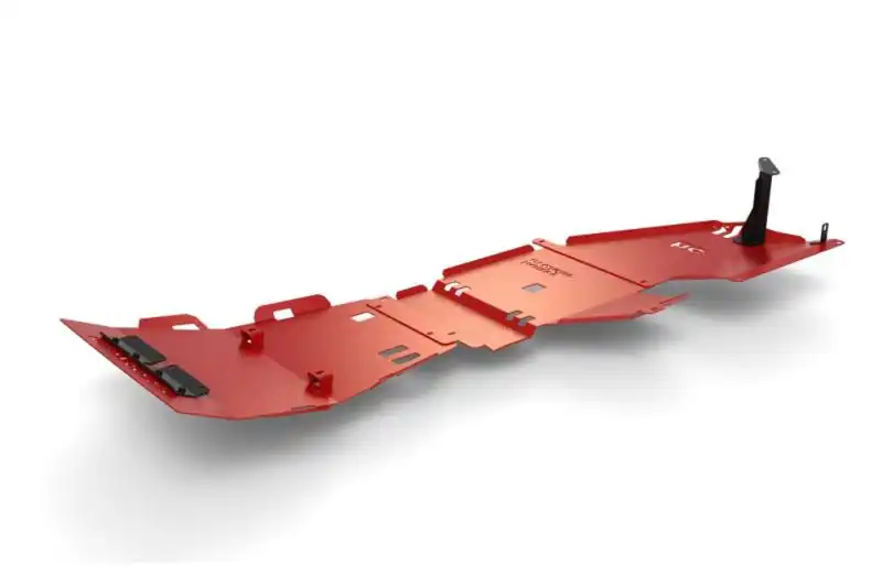 Juego de cubrecrter OFFROAD Toyota Land Cruiser 250 J25 Prado 2024 - acero rojo