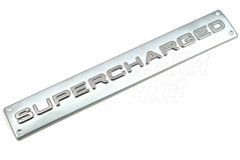 Logo Supercharged for L322 Vogue Sport TDV8 Autobiography - Adhesivo Land Rover 