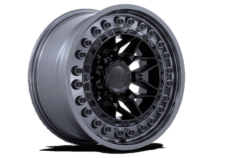 Alloy wheel Matte Black W/ Gunmetal LIP Alpha Black Rhino 9x17 ET 0 6x139.7