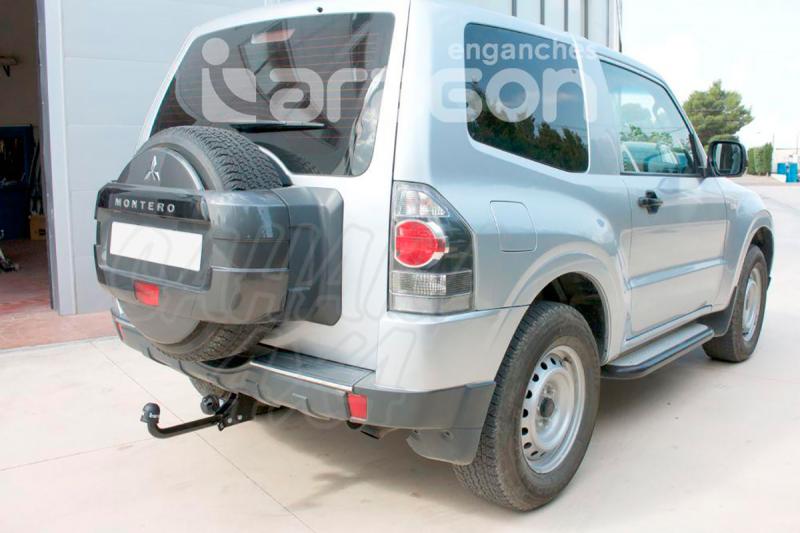 Swan Neck Ball Towbar Mitsubishi Montero 3 doors V80 2007-