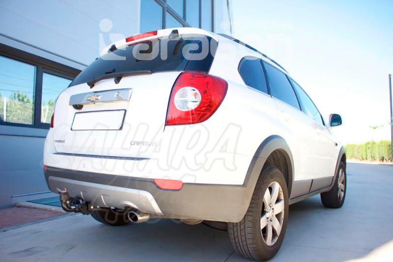 Enganche de Remolque Extraible Horizontal Chevrolet Captiva con preinstalacin elctrica 2006-