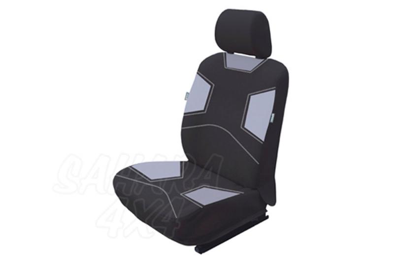 Front Seat Cover 4x4 black gray 1 unit 