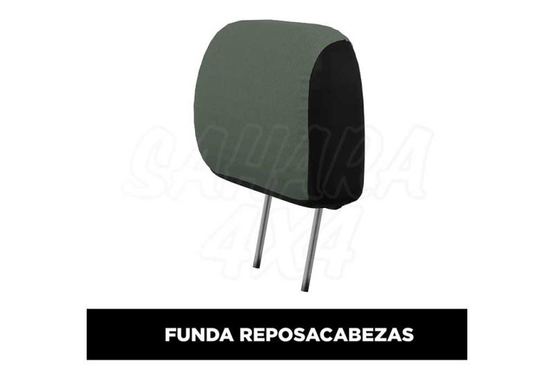 Funda reposacabezas GLASSY Army (Verde militar y negro)