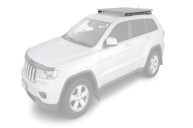 Rhino-Rack Backbone Mounting System Jeep Grand Cherokee WK2 - El Rhino-Rack Backbone es un sistema de montaje para su Jeep Grand Cherokee. Al conectarse al techo de su vehculo a travs de 2 bases de montaje en cada lado, permite instalar un sistema Rhino-Rack Pioneer en la parte superior.