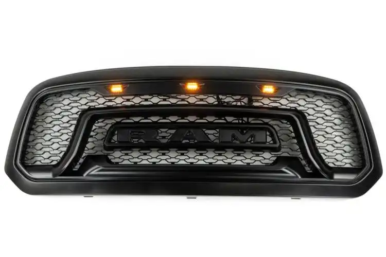 Grill with RAM black emblem OFD RAM 1500 DS 14-19 