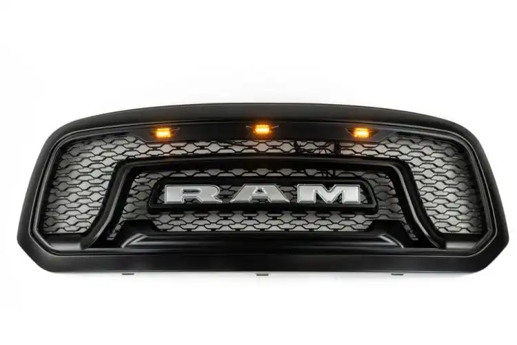Grill with RAM silver emblem OFD RAM 1500 DS 14-19 