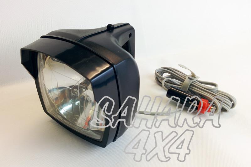 Halogen Spotlight 12 v Black Hand - 50,000 , 12v 55w