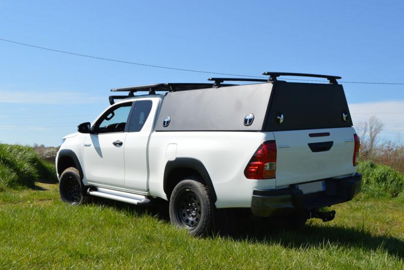Hard Top Aluminio Rockalu para Toyota Hilux Revo doble Cabina