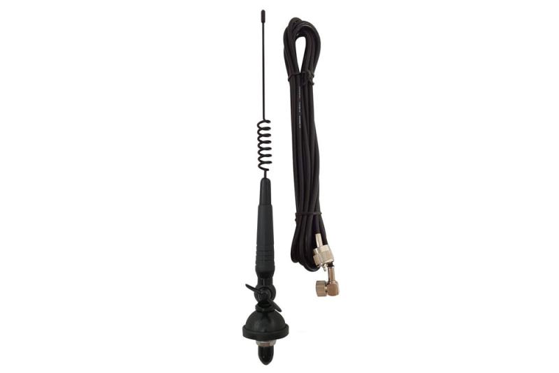 Antena mvil CB, para instalacin, inclinable mediante palomilla. - Medida 33 cm , para emisora 27 mhz