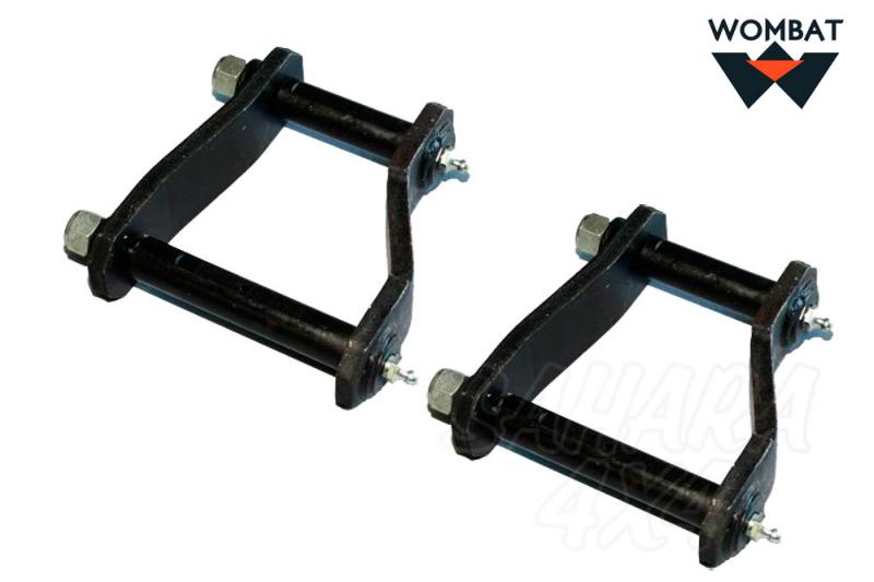 Kit gemelas para ballestas Wombat para Isuzu DMax 2011+ - Pareja , engrasable