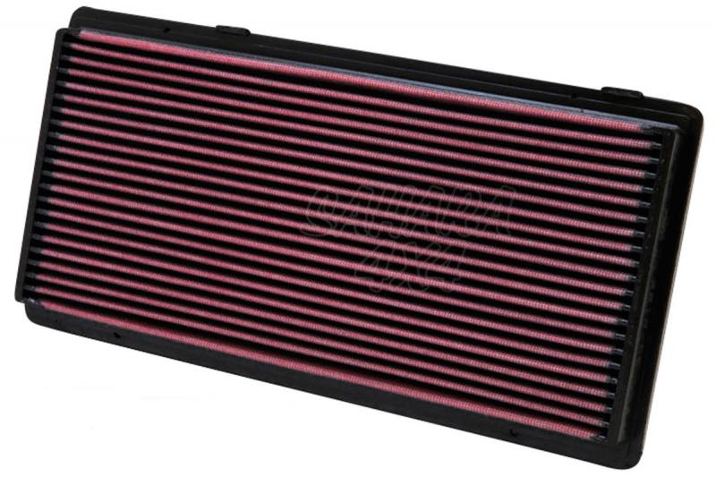 Filtro K&N Air Filter para reemplazo Jeep Cherokee 4.0 Gasolina 96-01 - K&N 33-2122: Alto 2.9 cm x Largo 34.4 cm x Ancho 17 cm. 