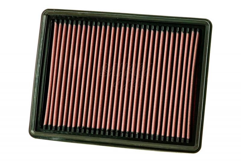 Filtro K&N Air Filter para reemplazo Jeep Commander 3.0 Diesel 08-10 - K&N 33-2420: Alto 4.1 cm x Largo 29.2 cm x Ancho 21.6 cm. 