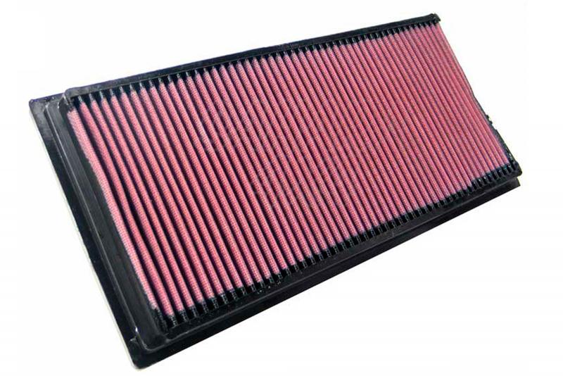 Filtro K&N Air Filter para reemplazo Ssang Yong Rexton - K&N 33-2834: Alto 3.2 cm x Largo 36.5 cm x Ancho 17.2 cm. 
