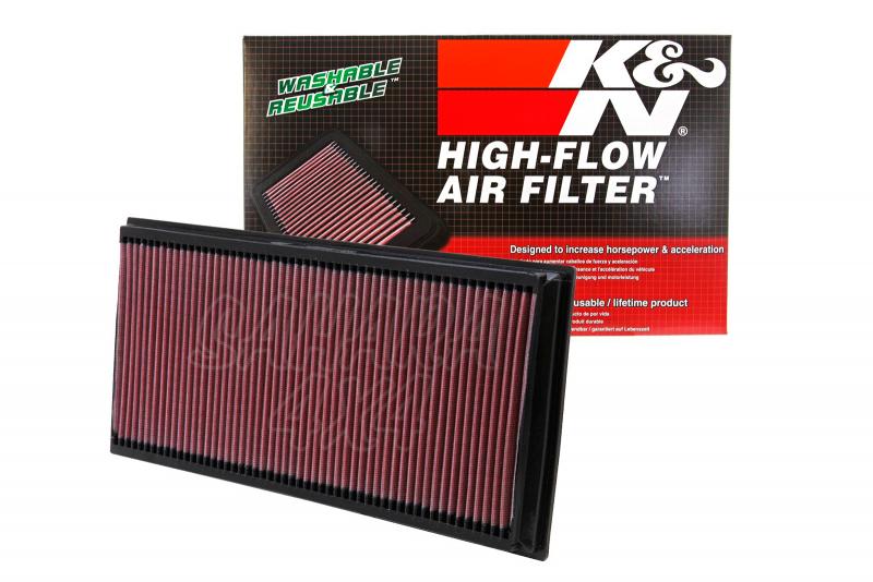 Filtro K&N Air Filter para reemplazo Audi Q7 4.2 Gasolina/Diesel; 5.0 Diesel; 6.0 Diesel - K&N 33-2857: Alto 3 cm x Largo 38,7 cm x Ancho 18,6 cm. En el precio se incluye los dos filtros.