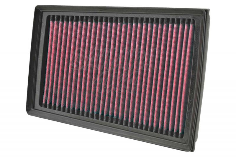 Filtro K&N Air Filter para reemplazo Nissan Qashqai/X-trail II/Renault Koleos