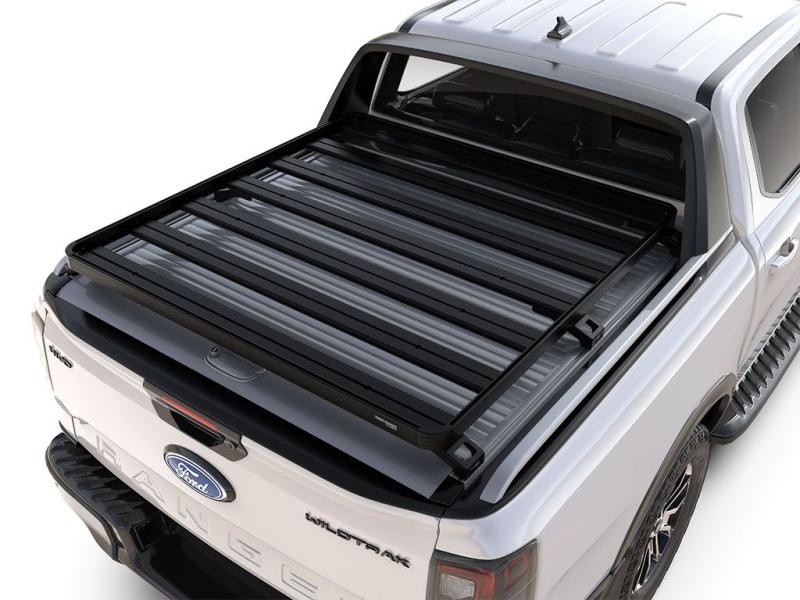 Ford Ranger T6.2 Double Cab (2022-Current) W/OEM ROLL TOP Slimline II load bed rack kit