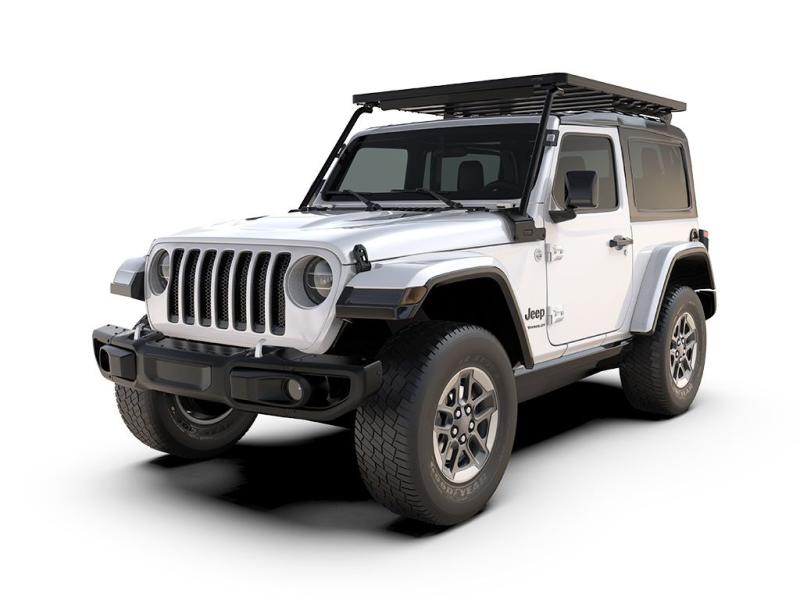 Jeep Wrangler JL 2 Door (2018-Current) Extreme Slimline II Roof Rack Kit - by Front Runner 1762 x 14 - Make your tough Jeep JL even tougher with this virtually indestructible Slimline II Roof Rack Kit.