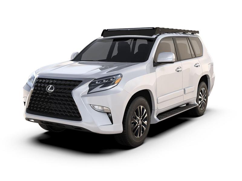 Lexus GX 460 (2010-) Slimsport Roof Rack Kit / Lightbar ready - by Front Runner - Upgrade your Lexus GX 460 (2010-Current) for adventure with the sleek and functional Slimsport Roof Rack. Designed to perfectly complement your GXs aesthetic, this low-profile roof rack frees up valuable space inside your vehicle and, with over 55 compatible accessories.