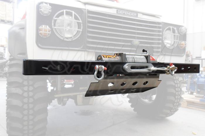 Paragolpes Delantero HD con soporte winch para Land Rover Defender 