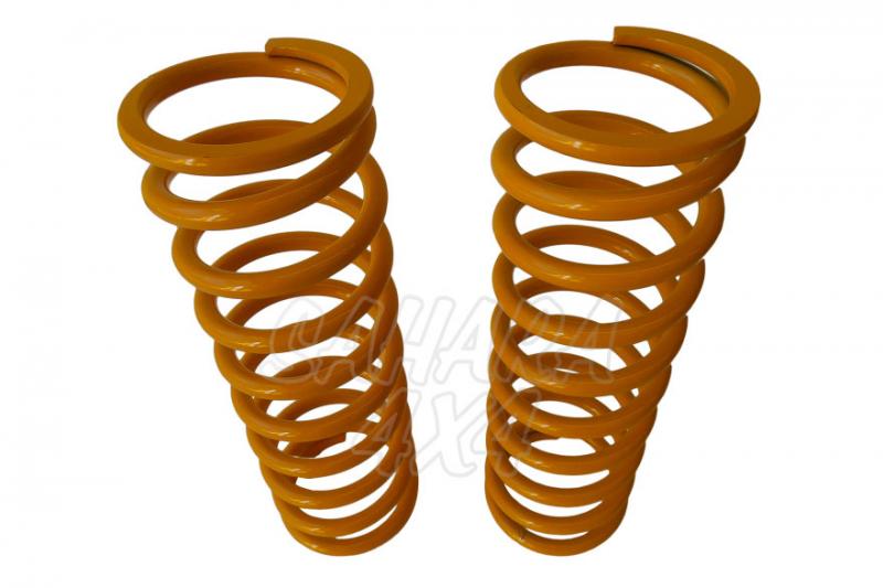 Pair rear Coil Spring yellow HD +50 mm Raptor4x4 Land Rover Defender 90/Discovery/Range