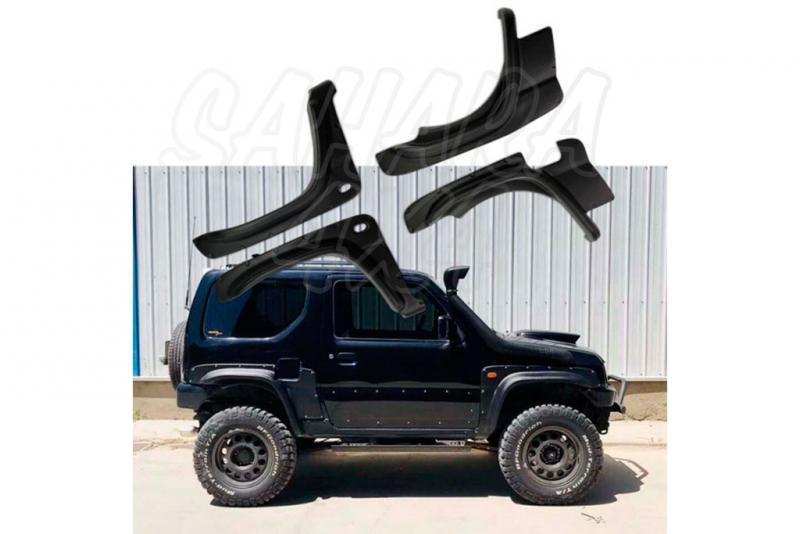 Aletines Raptor 4x4 para Suzuki Jimny - Fabricado en plstico ABS. Color negro.