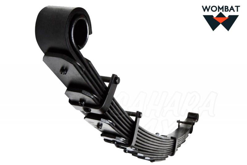 Pareja de ballestas traseras Wombat +40 mm para Nissan D40 2005-2015