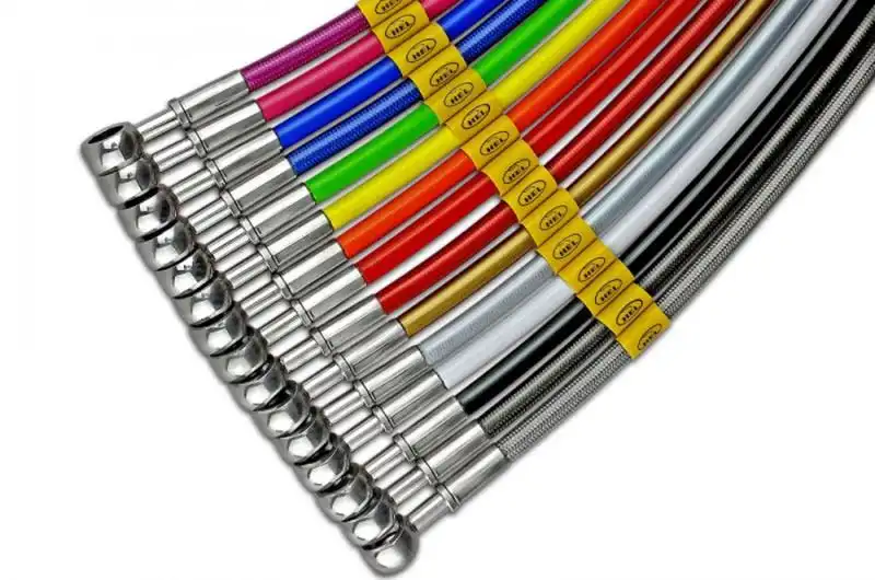 Hel Metal Brake Hoses for Suzuki Jimny All Engines (1998-) 4 units
