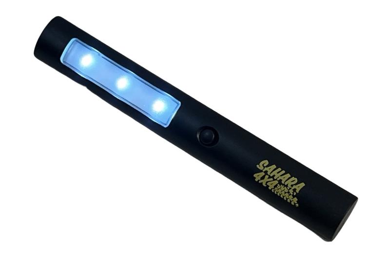 Linterna de emergencia Sahara 4x4   - Con 3 leds y funcin flash