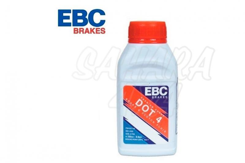 Lquido de Frenos EBC Standard - Bote 250ml, DOT 4 - Ebullicin 260