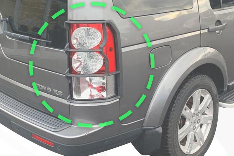 Protectores de faros traseros en plastico Land Rover Discovery IV