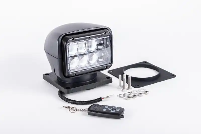 Luz de búsqueda LED, 12V/24V, negra