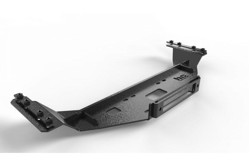 Mercedes Sprinter 4X4 W 906 NCV3 2006-2013hidden winch mount plate - This plate allows to mount the winch solidly under the factory bumper .  It does not cover the radiator air intake in the bumper !