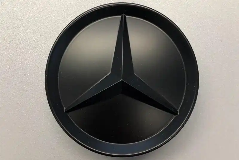 Tapacubos negro para llanta de aleación Mercedes