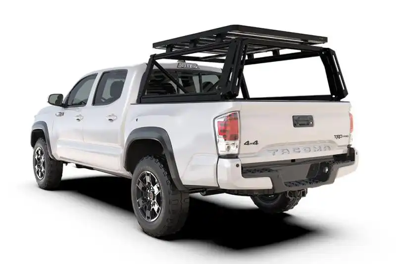 Toyota Tundra (3. generacin) 4 Puertas CrewMax 5.5 (2022-actual) Pro Bed System - This tough, lightweight steel and aluminum system secures to the load bed of your Toyota Tundra, thereby hugely increasing its gear-carrying capacity. This Pro Bed System is designed to fit a Front Runner rack and several accessories to its sides. These include molle panels, storage boxes or recovery tracks. With this cargo-carrying system, you can carry all the gear you need for any adventure. 