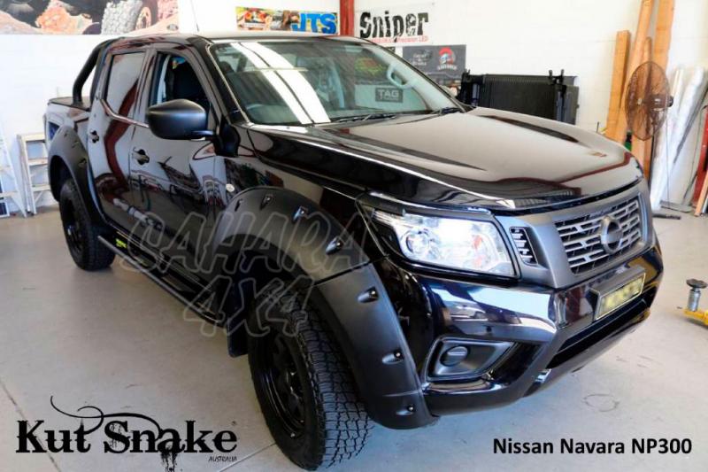  Fender Flares for Nissan Navara D23-monster-85 mm - ASB Plastic, black color.