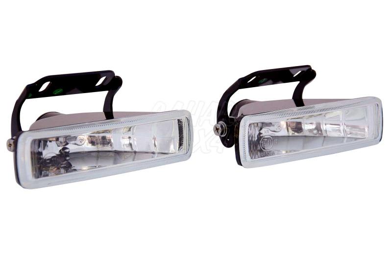 Pareja de Faros largo alcance rectangular de 155mm x  40mm - version en Largo alcance
Precio por Pareja. 