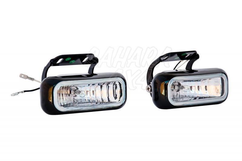 Pareja de faros antiniebla ovalados 127mm x 51mm