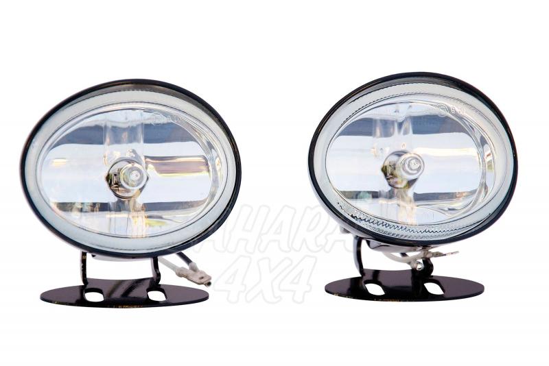 Pair fog lamp oval 82.4mm x 70.7mm - 2 units 