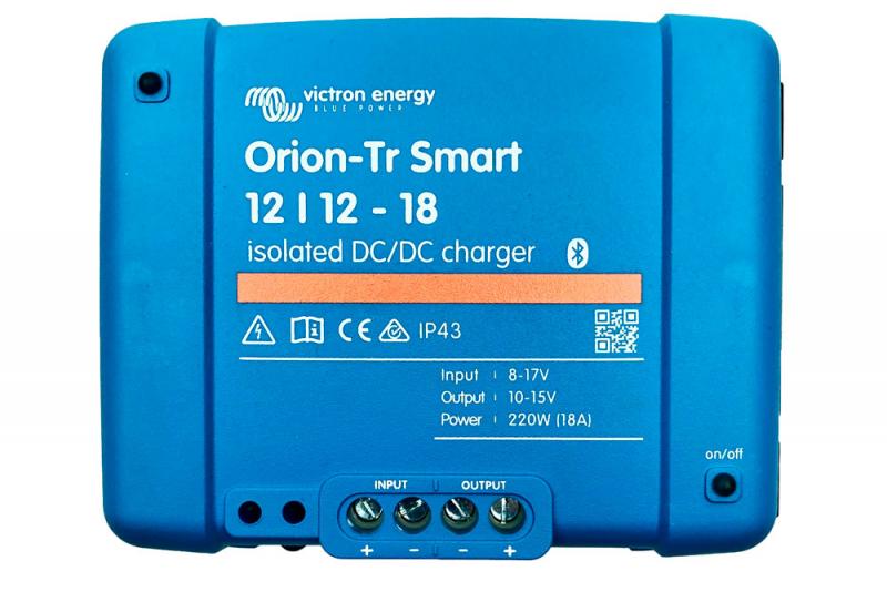 Orion-Tr Smart DC-DC Charger Isolated for engines Euro 5/6 90ah 12/12 18A Victron Energy 