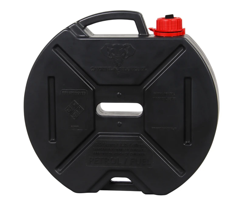 Bidon plastico 8,5 L color NEGRO