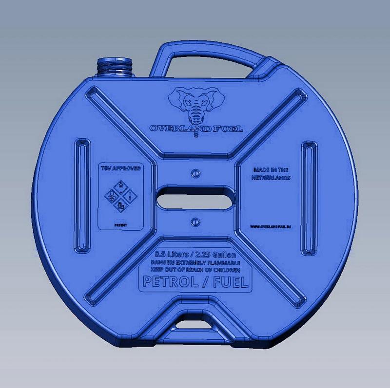 Bidon AGUA plastico 8.5 L color AZUL
