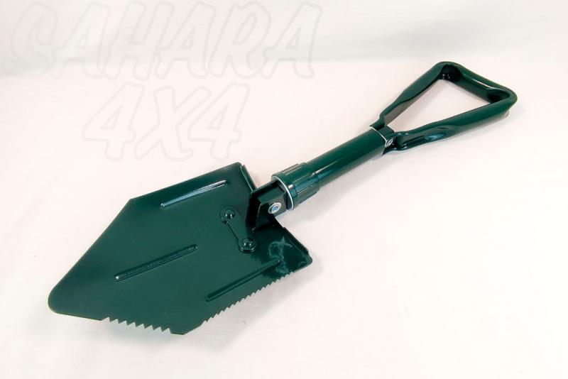 Folding shovel with sheath