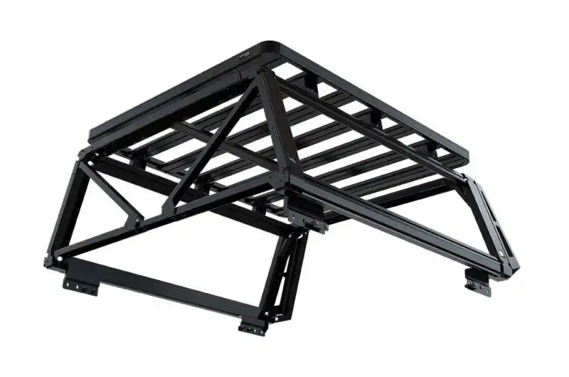 Jeep Gladiator (2019-Current)  Pro Bed Rack Kit - Up your Jeep Gladiators gear-carrying capacity in the load bed area with our Pro Bed Rack Kit. Includes a Slimline II Roof Rack and Pro Bed System that is secured to the load bed of your Jeep. Attach various Pro Bed accessories to the Pro Bed System, while all our 55+ available other accessories can go on the rackno more excuses for leaving any gear behind.