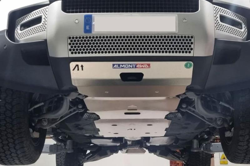 Protectores Almont para Land Rover Defender 2020- - Protector Frontal en Duraluminio H111 6mm